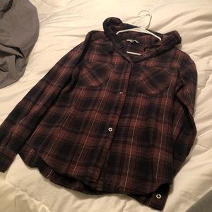 BKE flannel hoodie !